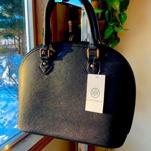 BOSCO NEBBIOSO - NWT! Beautiful Black Flawless Satchel! 😍